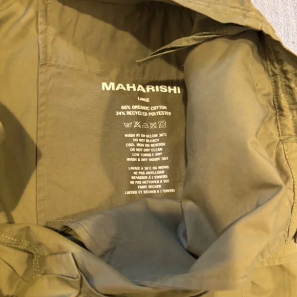 mens green maharishi cargo shorts